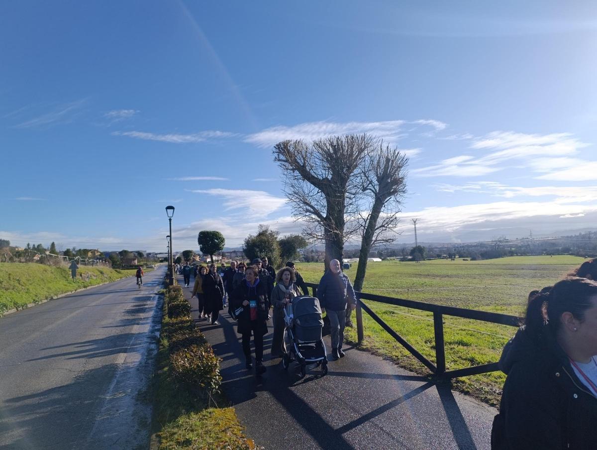 Posada de Llanera marcha a favor de Cáritas