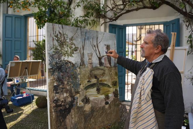 El concurso de pintura rápida sobre los patios de Córdoba, en imágenes