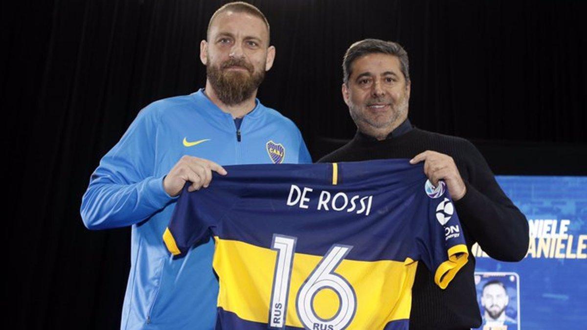 Boca presentó a De Rossi