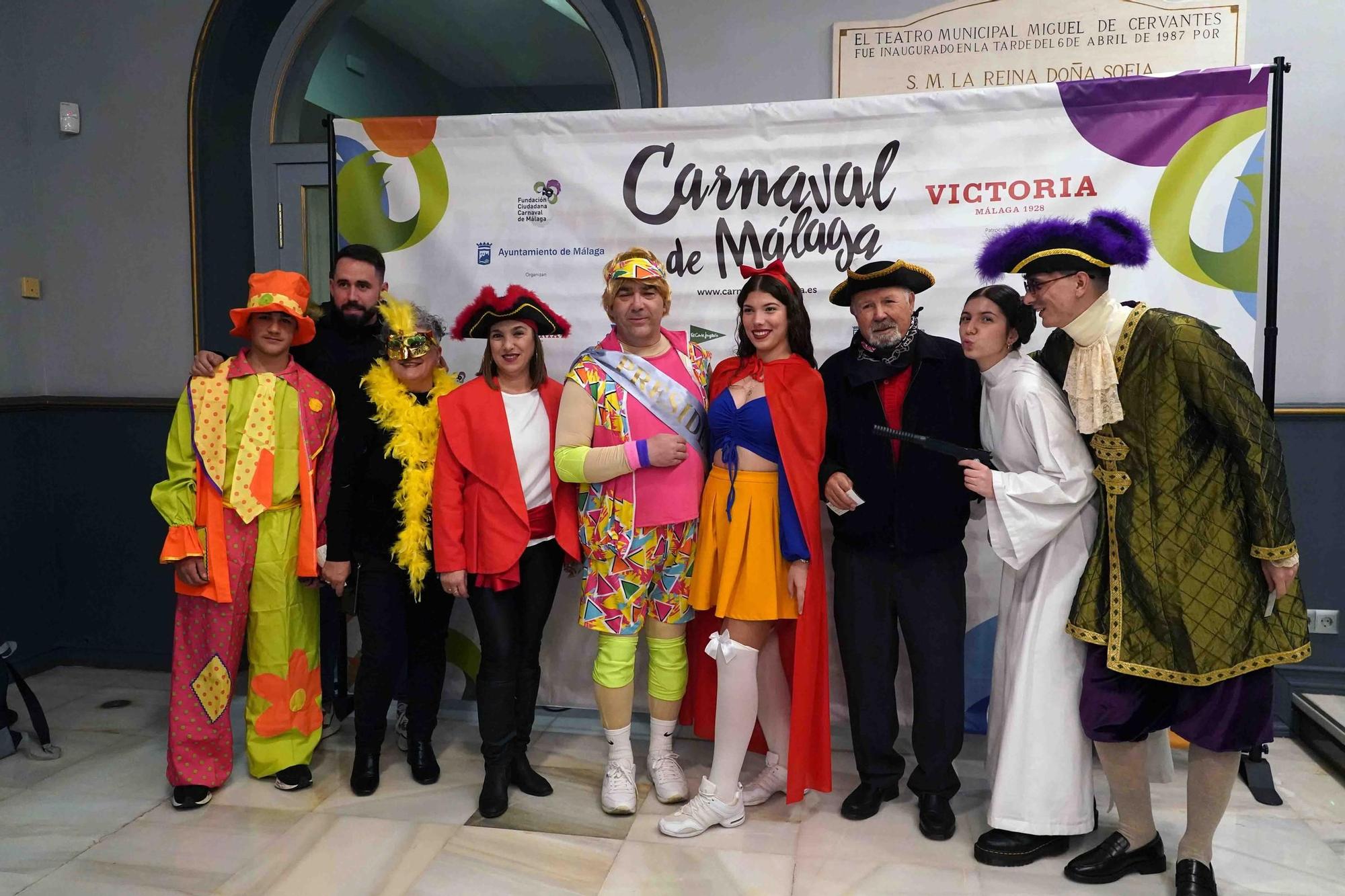 Los disfraces de la final de COAC del Carnaval de Málaga de 2024