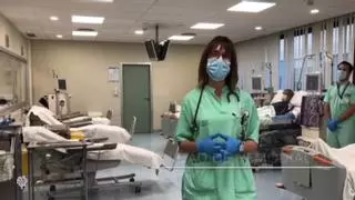 Diálisis a ritmo del saxofón para pacientes desplazados en el Hospital de Torrevieja