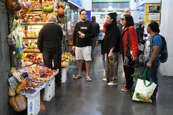 08/03/2019 LAS PALMAS DE GRAN CANARIA.Huelga de consumo en el Mercado municipal de Vegueta.   Fotografa: YAIZA SOCORRO.