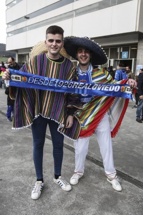 La afición de Oviedo recibe al equipo