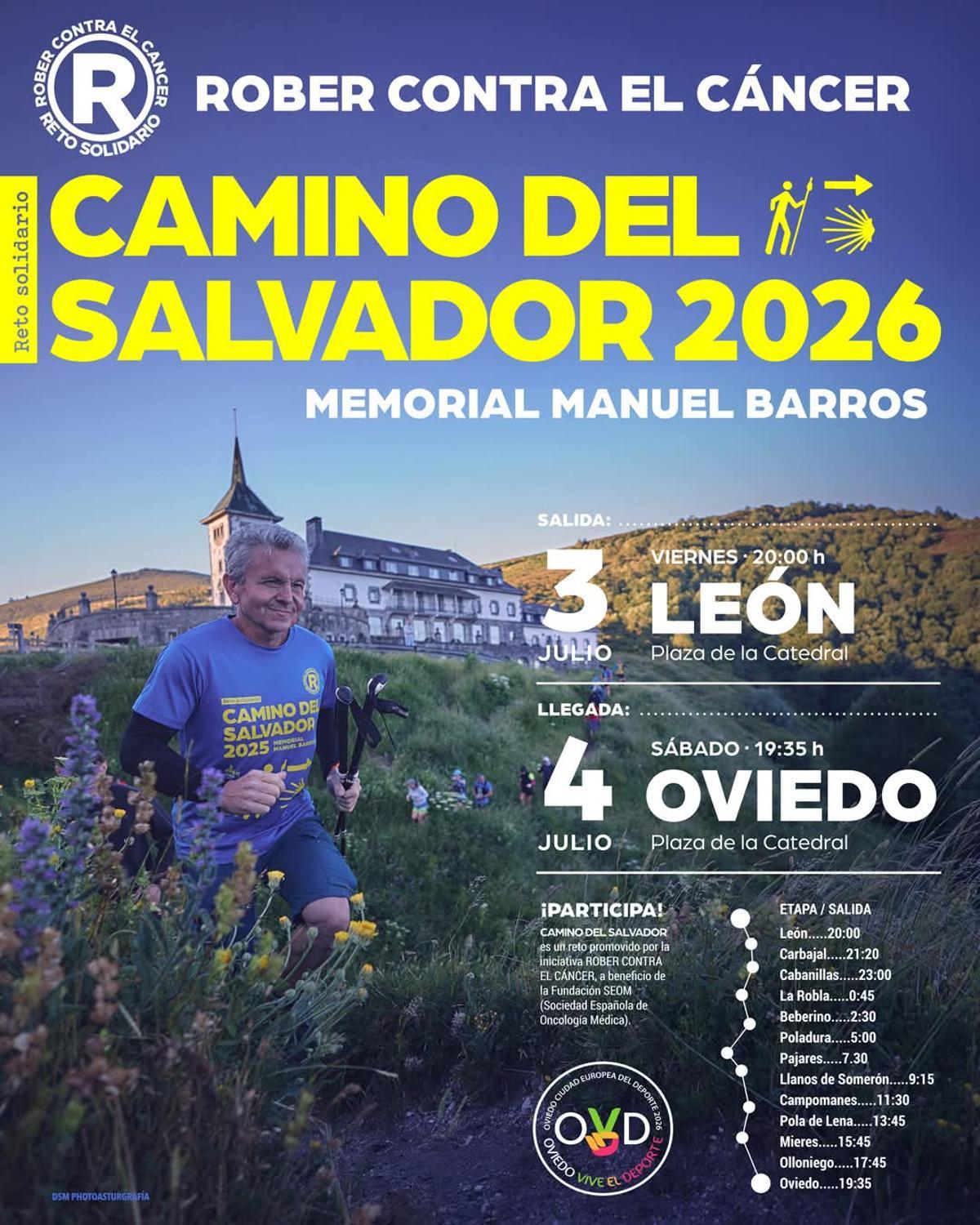 Cartel promocional del reto.