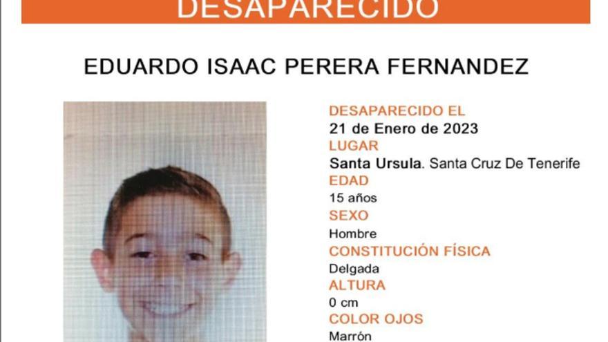Buscan en Tenerife a un niño desaparecido el sábado
