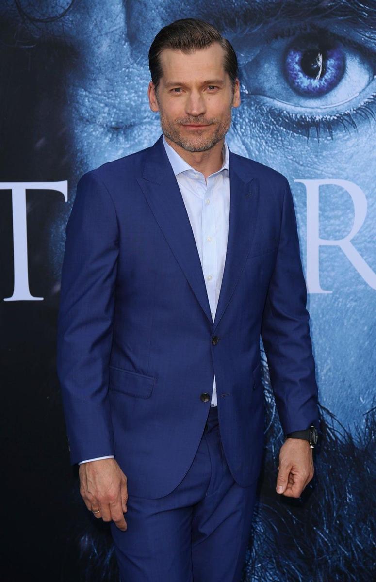 Nikolaj Coster Waldau en la premier de Juego de Tronos