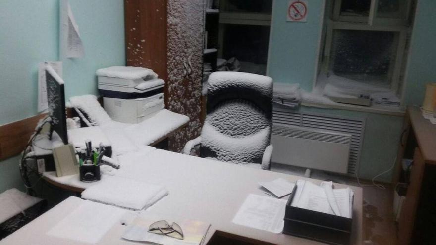 Despacho congelado en la ciudad rusa de Norilsk