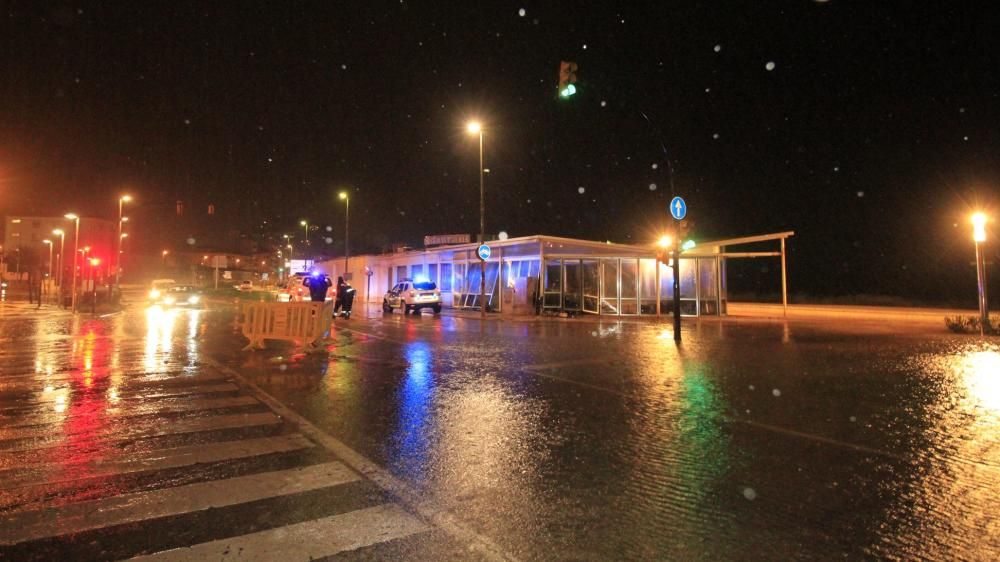 Efectes del temporal a Blanes