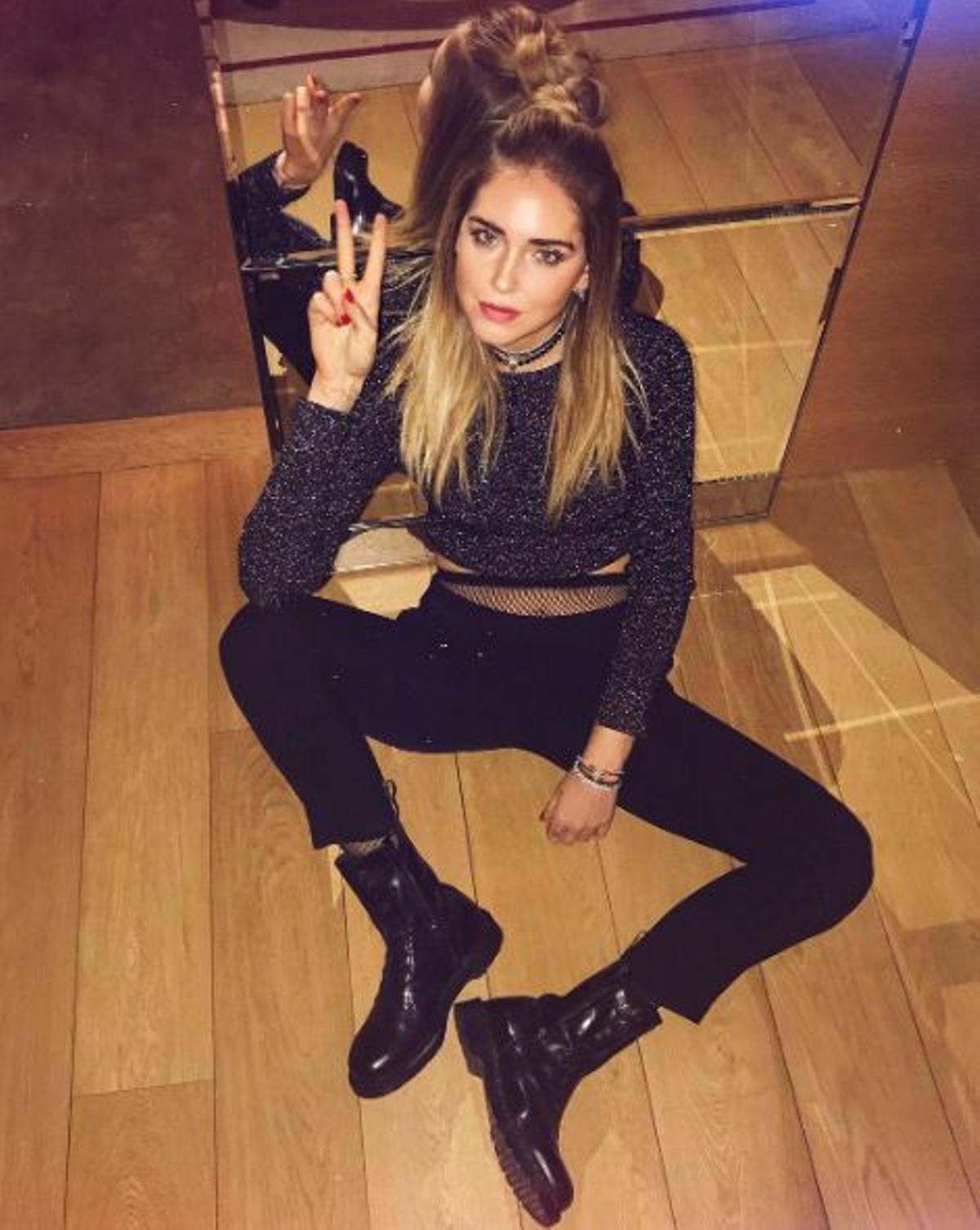 Las medias de rejilla de Chiara Ferragni