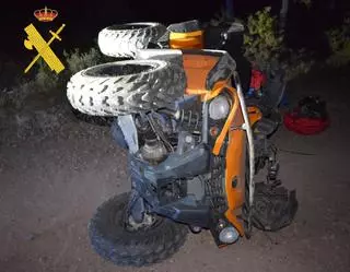 Un piloto de quad borracho y drogado provoca un accidente en San Agustín