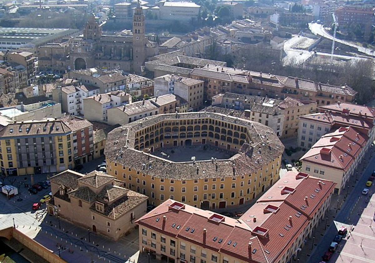 La característica plaza de Toros de Tarazona