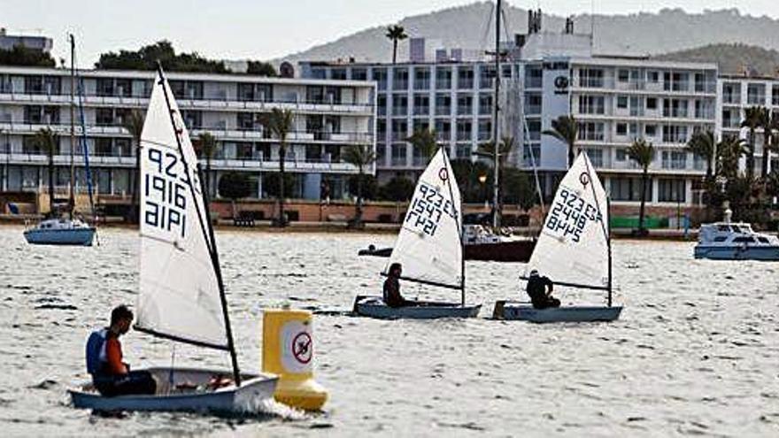 Imagen de una competición de Optimsit disputada en Sant Antoni.