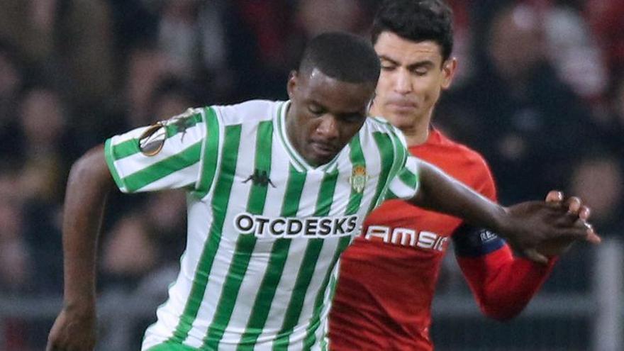 Carvalho, en un lance del partido.