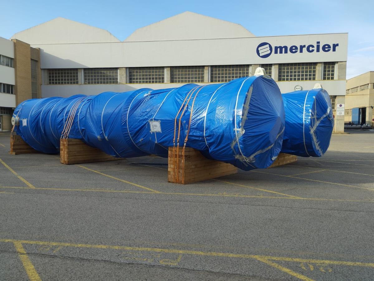 Mercier envió tres evaporadores para elgigante alemán del azúcar Südzucker, en un pedido que asciende a casi 1,5 millones de euros