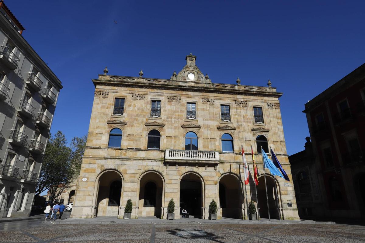 Edificio del Ayuntamiento de Gijón.