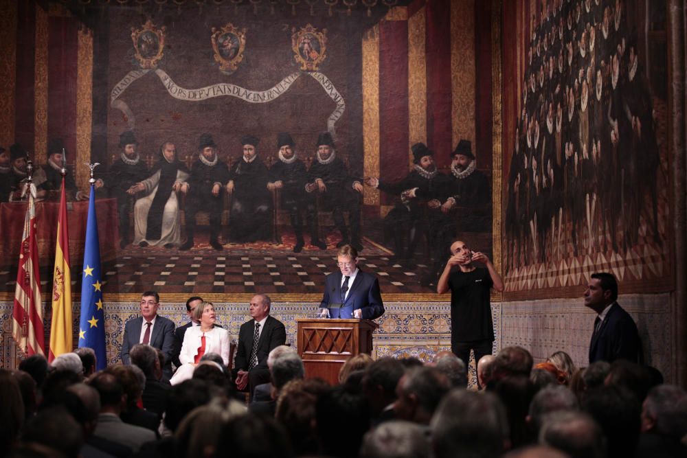 Acto institucional por el 9 d''Octubre en el Palau de la Generalitat