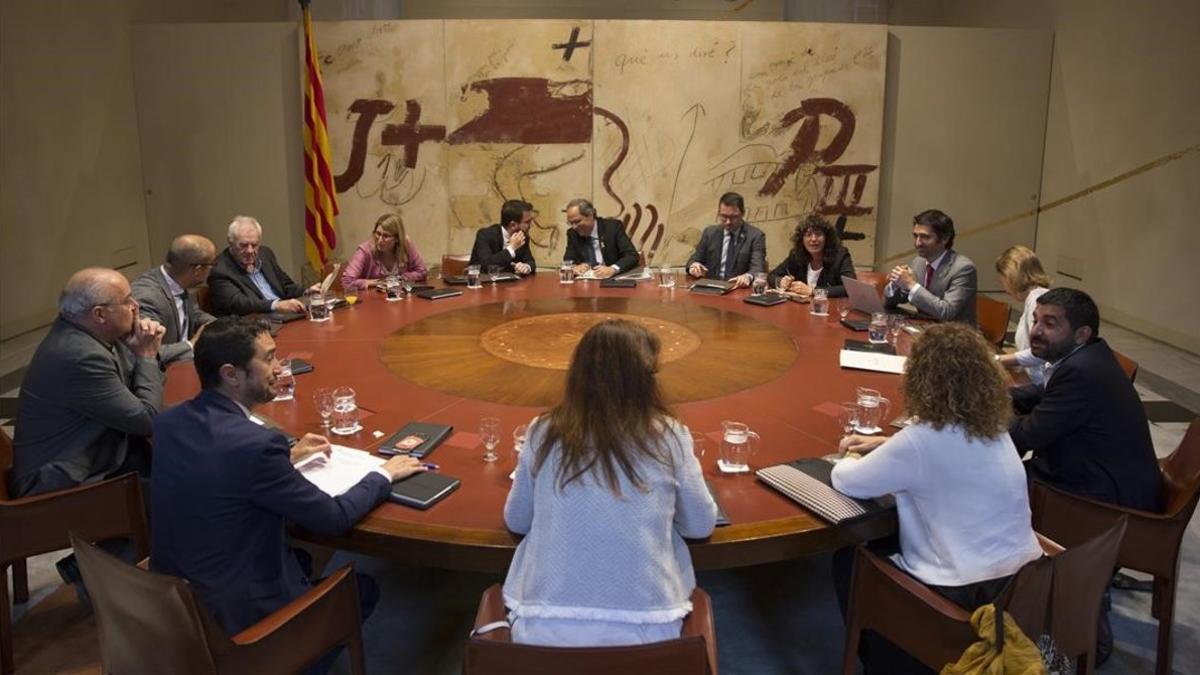 Reunión del Consell Executiu del Govern de la Generalitat.