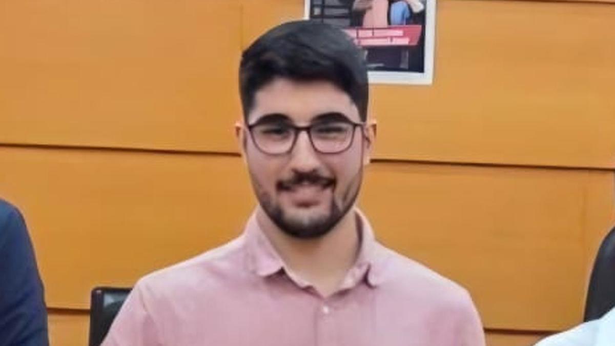 David Feijóo, ganador del primer premio del programa 'Santander X Explorer UDC'.