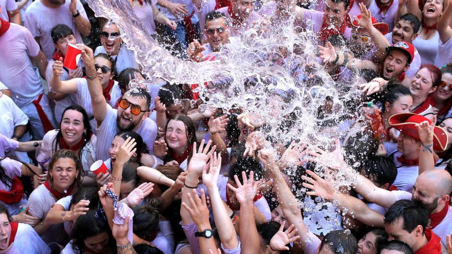 Una imagen de archivo de los Sanfermines.
