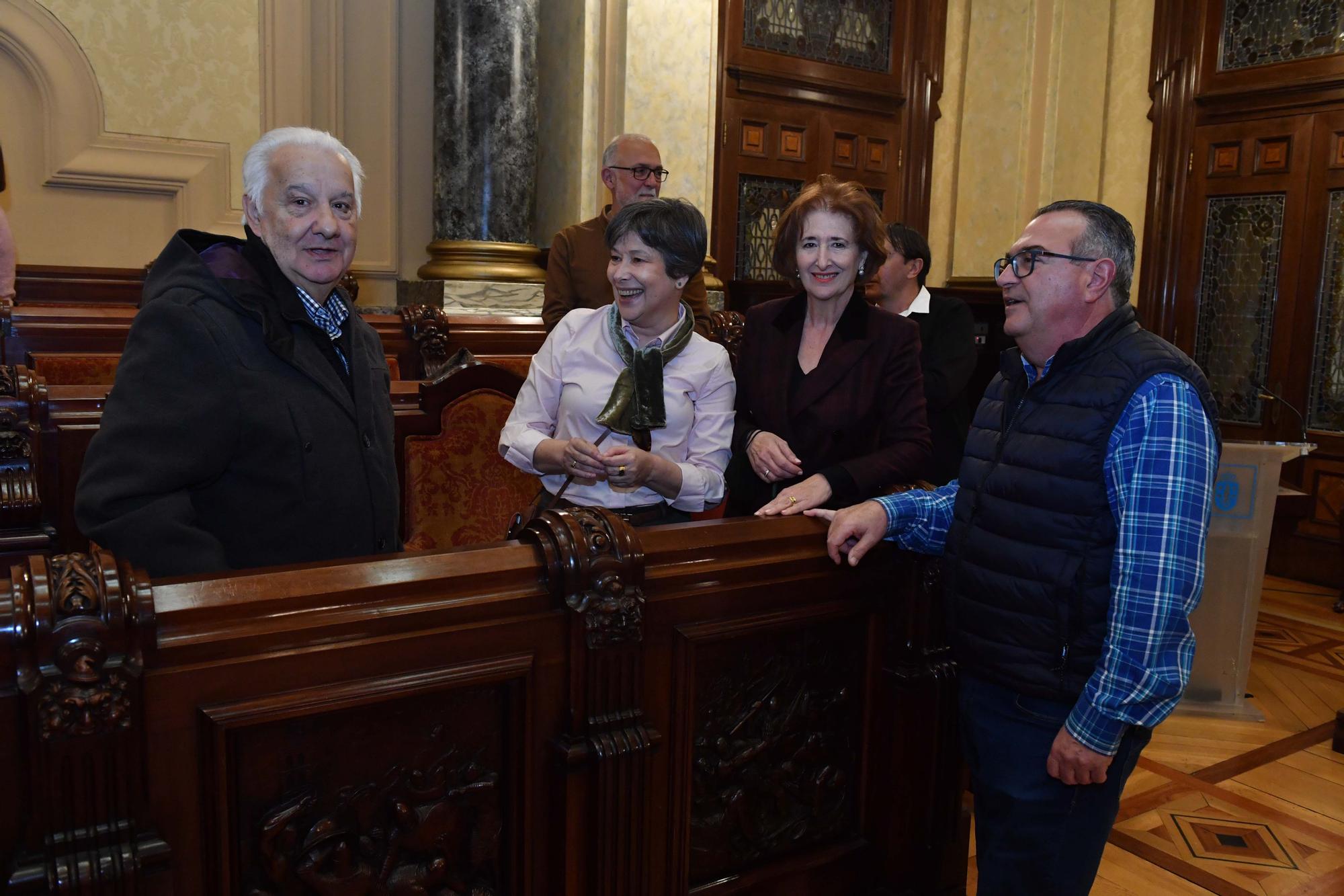 Homenaje a funcionarios jubilados del Ayuntamiento de A Coruña