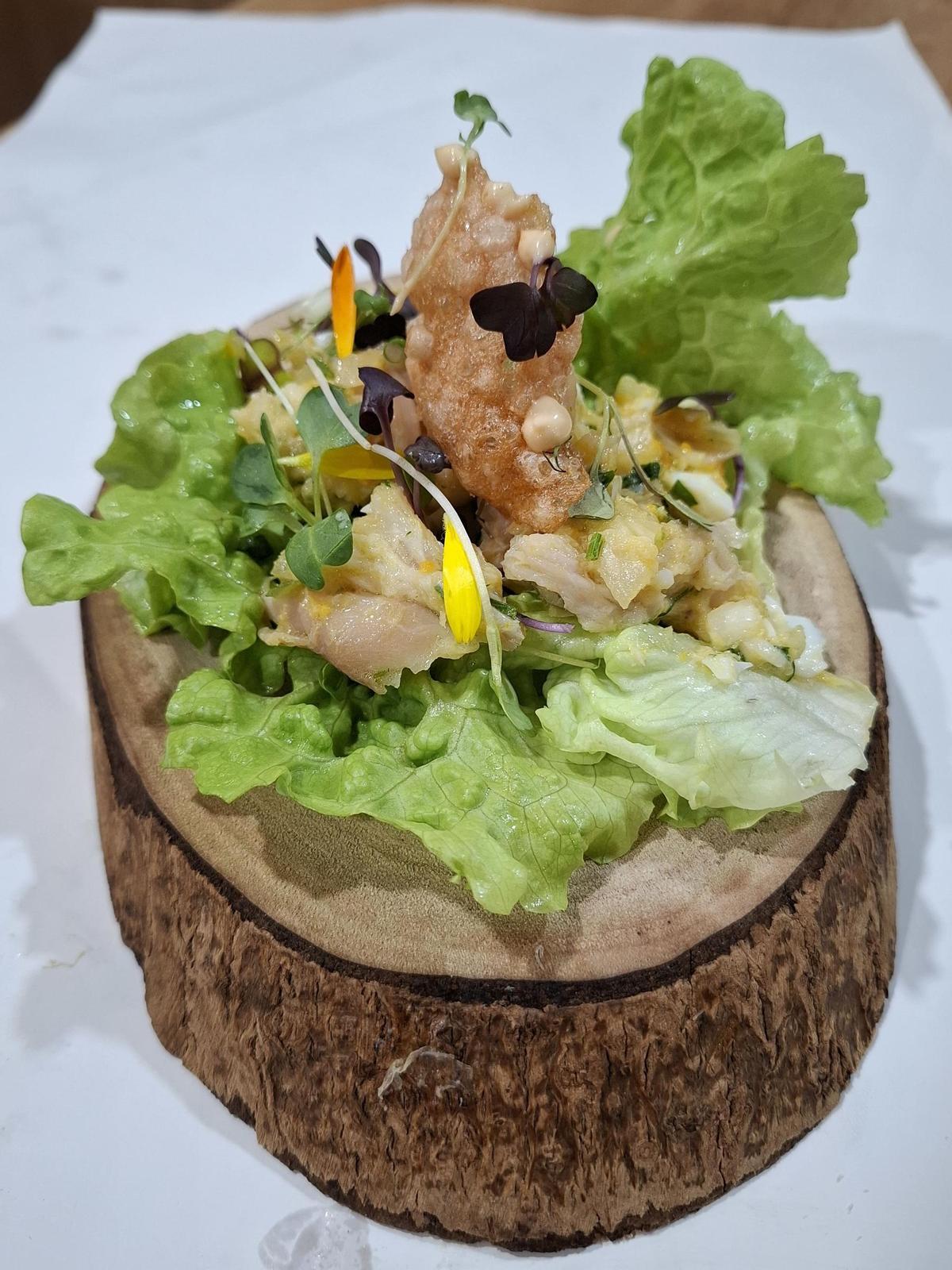 Ssam de raya de la Bodega Órdenes