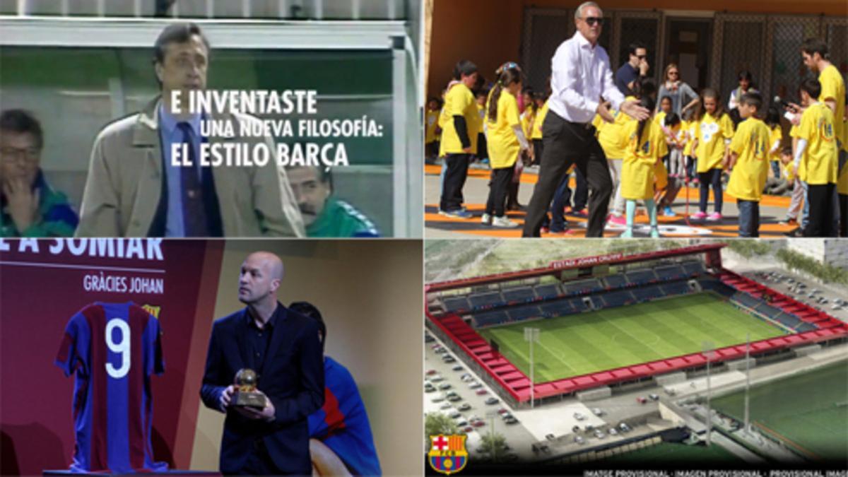 La memoria y el legado de Johan Cruyff se perpetuarán en el FC Barcelona
