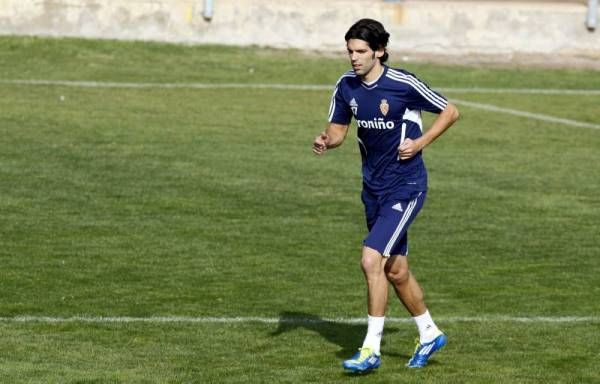 Entrenamiento del lunes del Real Zaragoza