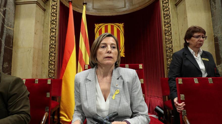 La Fiscalía se querellará este lunes por rebelión contra Puigdemont, su Govern, Forcadell y la Mesa del Parlament