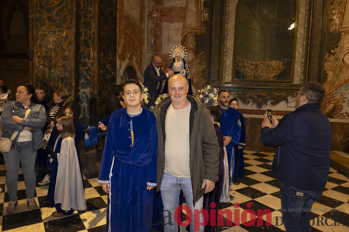 Los niños toman las calles de Caravaca en la procesión de Lunes Santo