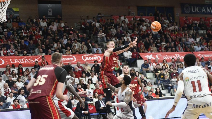 El Baskonia, la gran amenaza del UCAM Murcia en la lucha por el play off
