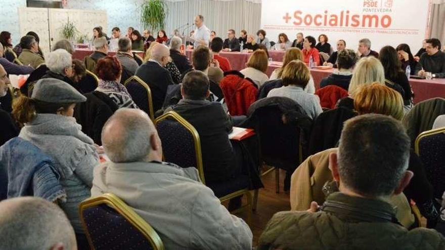 Reunión del comité ejecutivo provincial en Pontevedra. // FdV