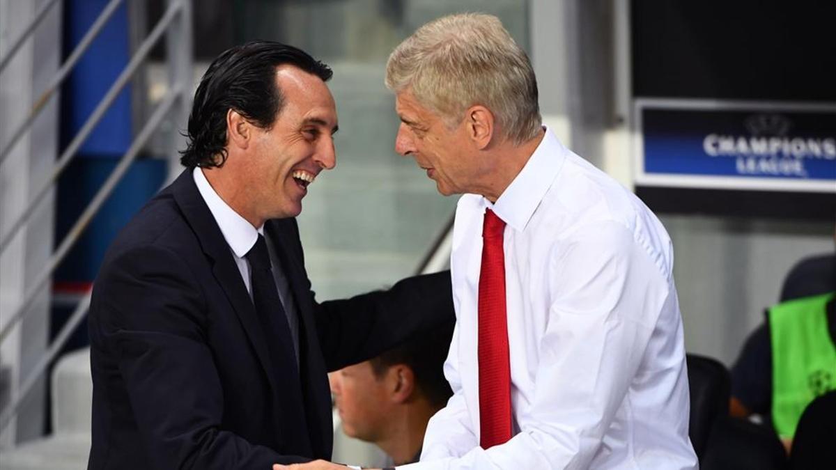 Según 'France Football', Wenger y Emery trabajarán juntos en el PSG