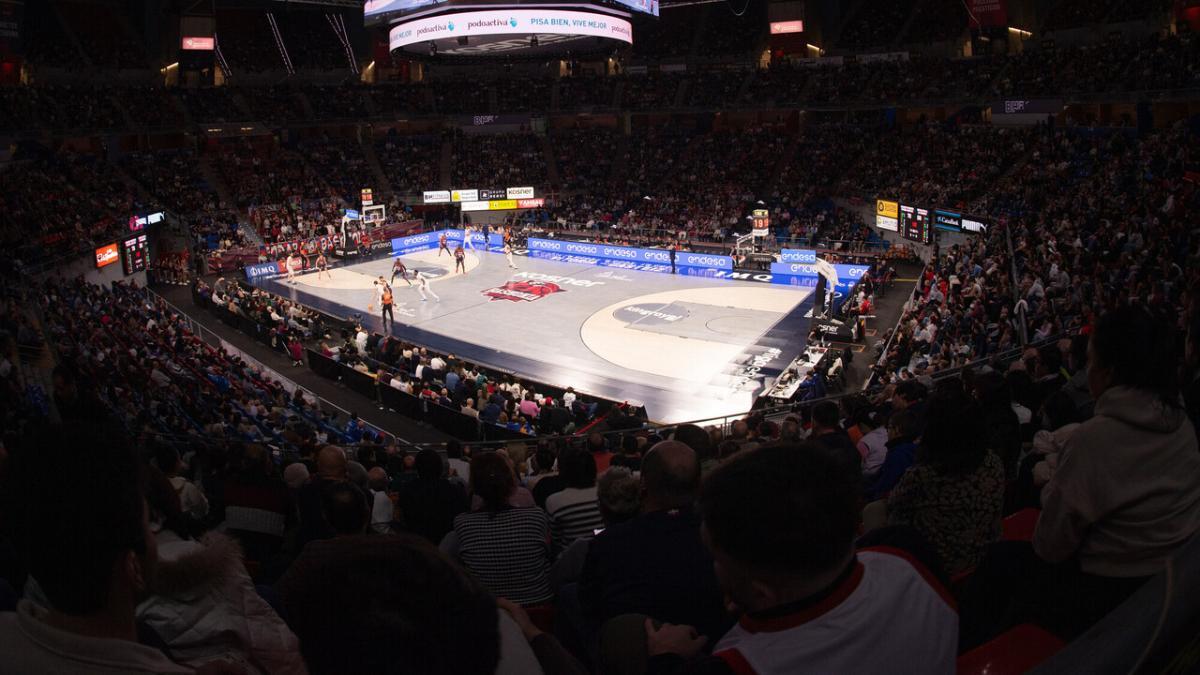 10.878 espectadores asistieron al Baskonia - San Pablo Burgos