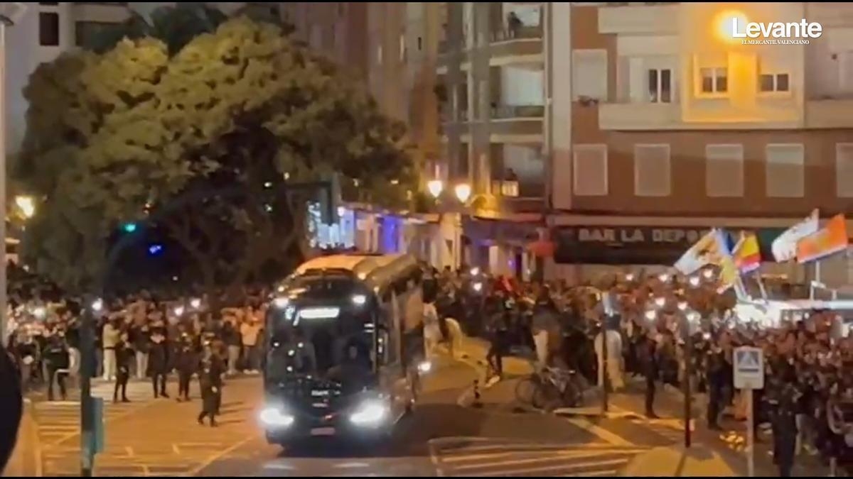 El Valencia CF llega al Mestalla
