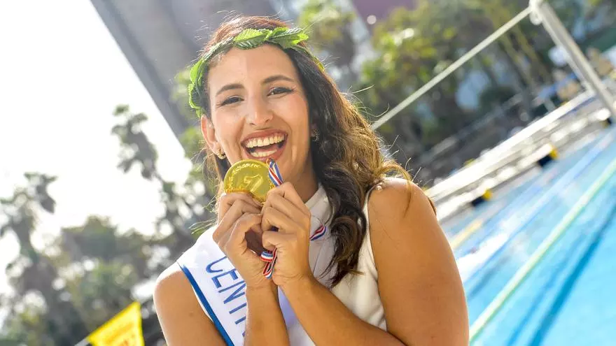 Elena Bordón, candidata a Reina del Carnaval de Las Palmas de Gran Canaria