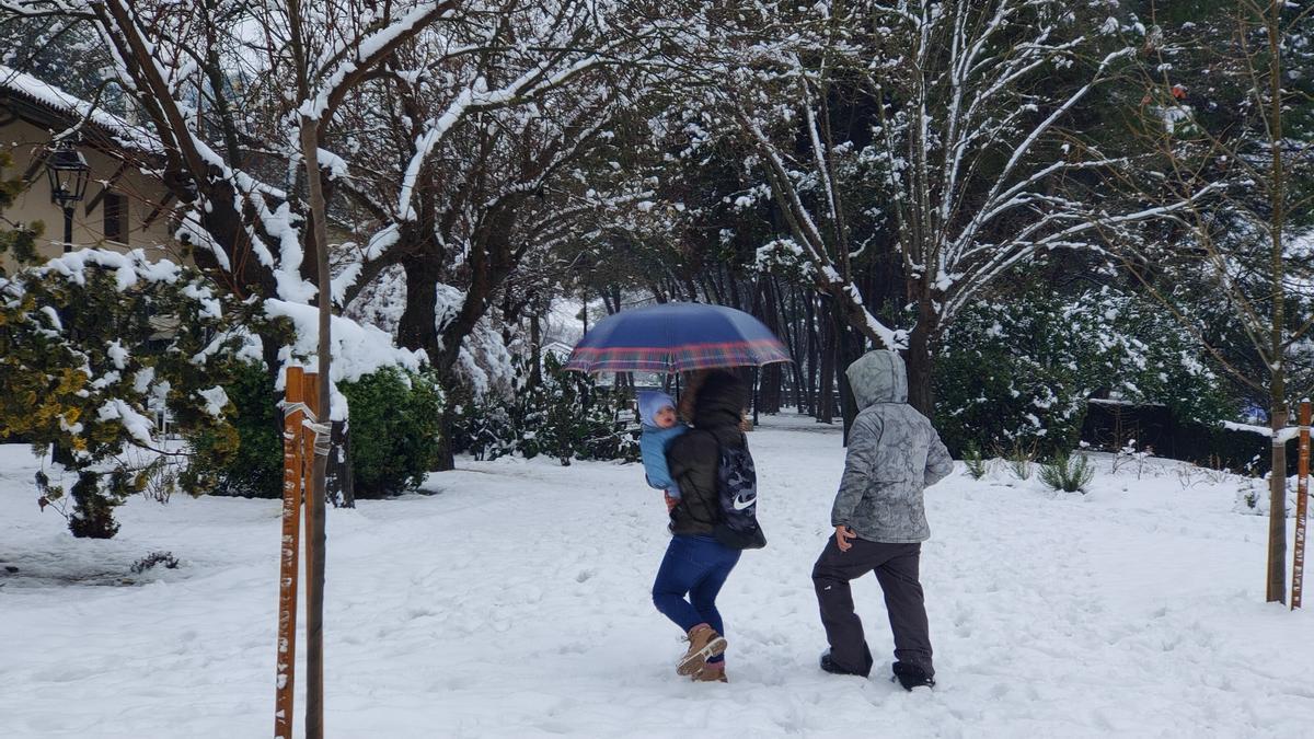 Nieve en Bocairent