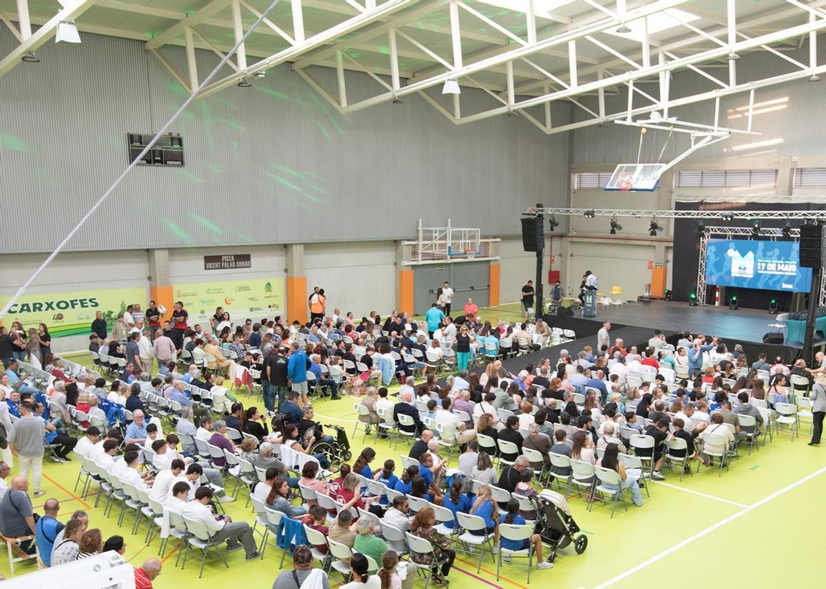 Asistentes a la primera edición de la Gala del Deporte de Meliana.
