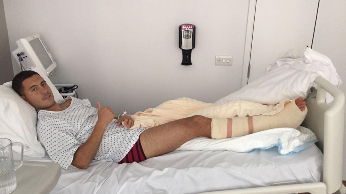 Hazard fue operado este lunes