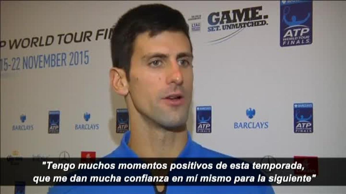 Djokovic: Tengo muchos momentos positivos de esta temporada