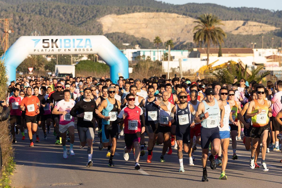 Galería: sexta edición de la 5K Ibiza-Platja d’en Bossa