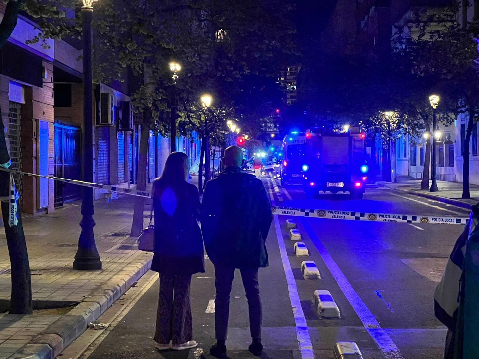 Un herido grave en un accidente de tráfico junto al Clínico en Valènciav