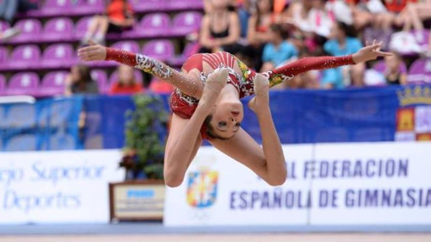 Paula Riquelme durante el pasado campeonato de España.