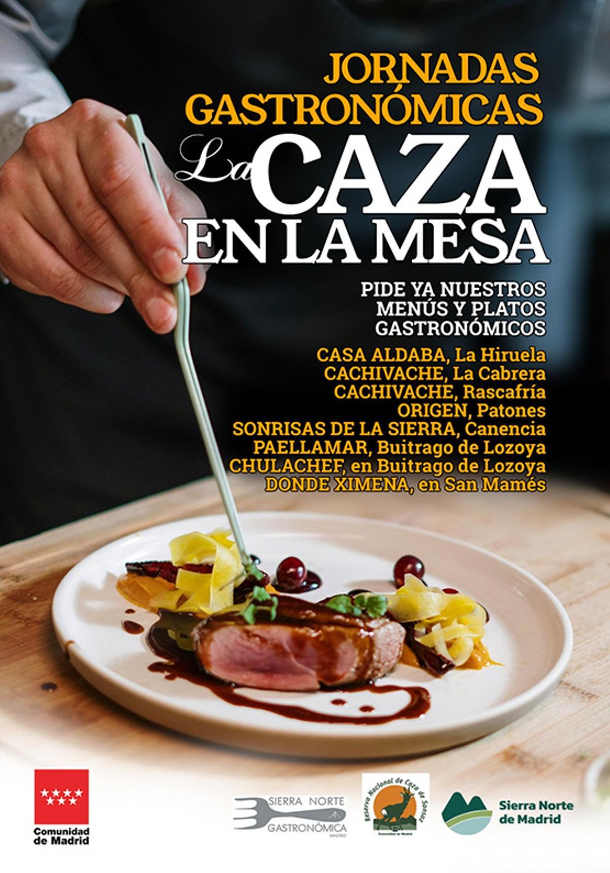 Este es el cartel oficial en el que incluye a los restaurantes participantes.