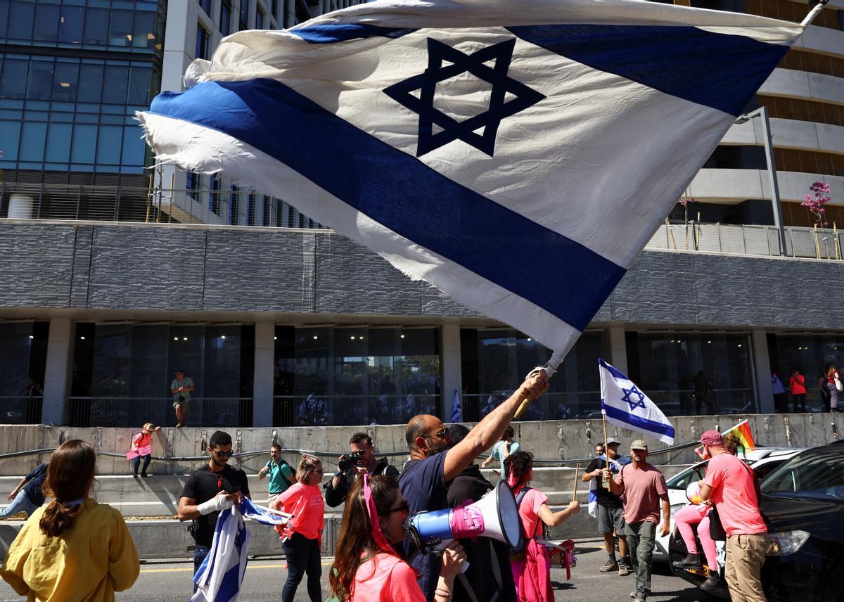 Protestas en Tel Aviv por la polémica reforma judicial del Gobierno de Netanyahu