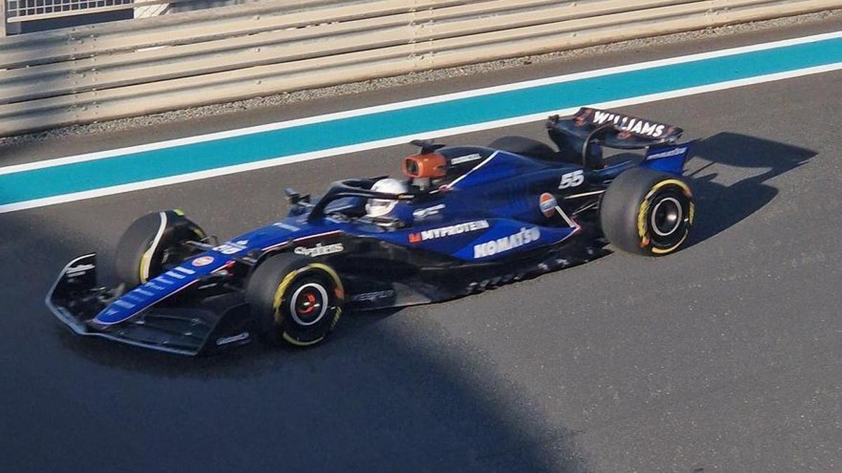 Carlos Sainz, a los mandos de su nuevo Williams.
