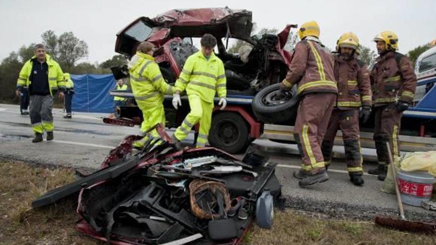 Siete personas han fallecido en el accidente de tráfico en Pont de Molins.