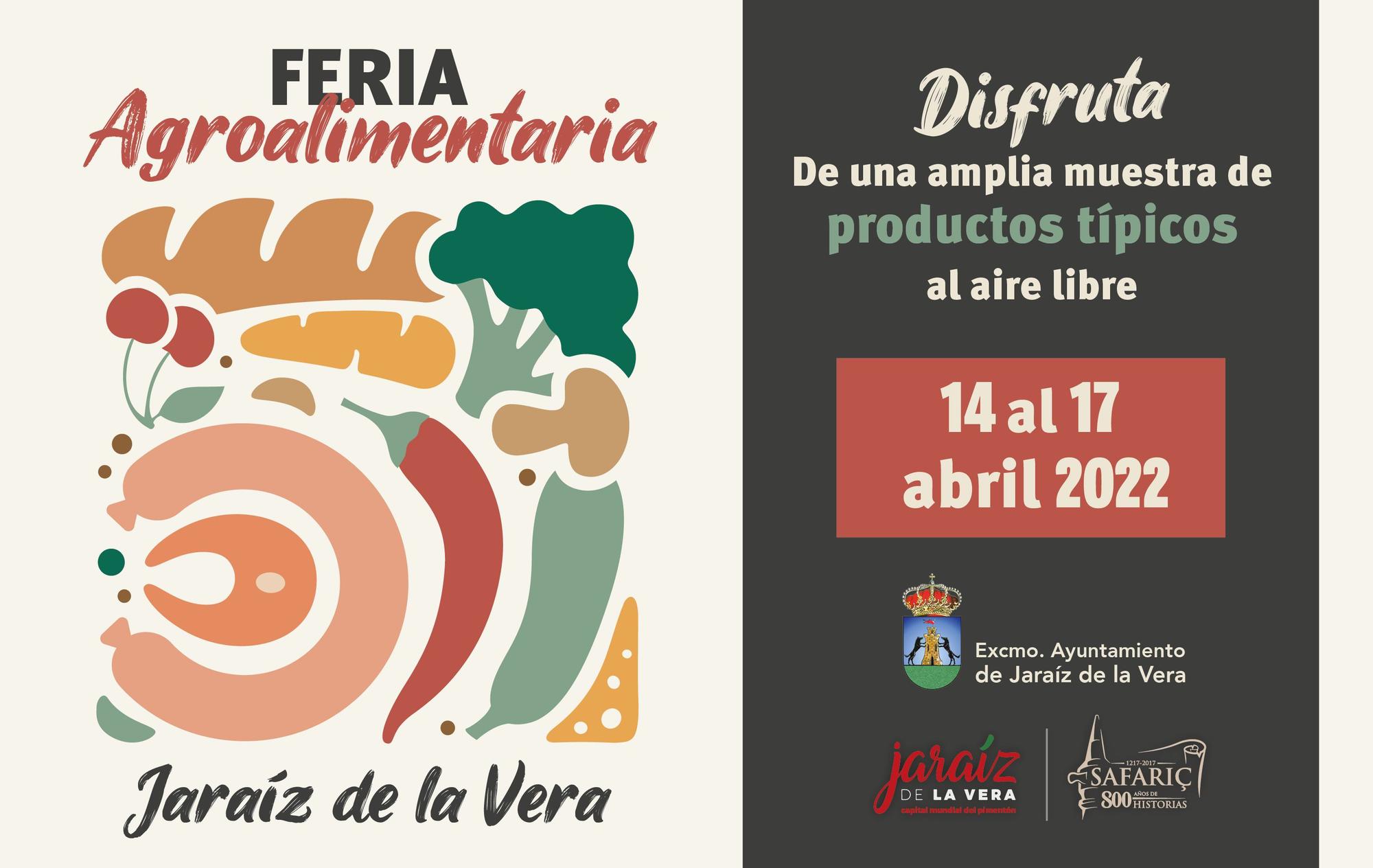 Cartel de la Feria Agroalimentaria de Jaraíz de la Vera.