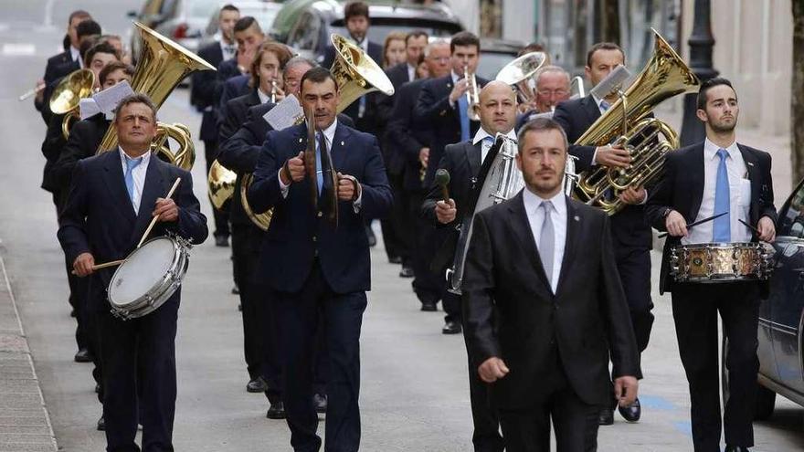 A Lira de Prado es la única banda lalinense que carece de auditorio en su parroquia. // Bernabé/Gutier