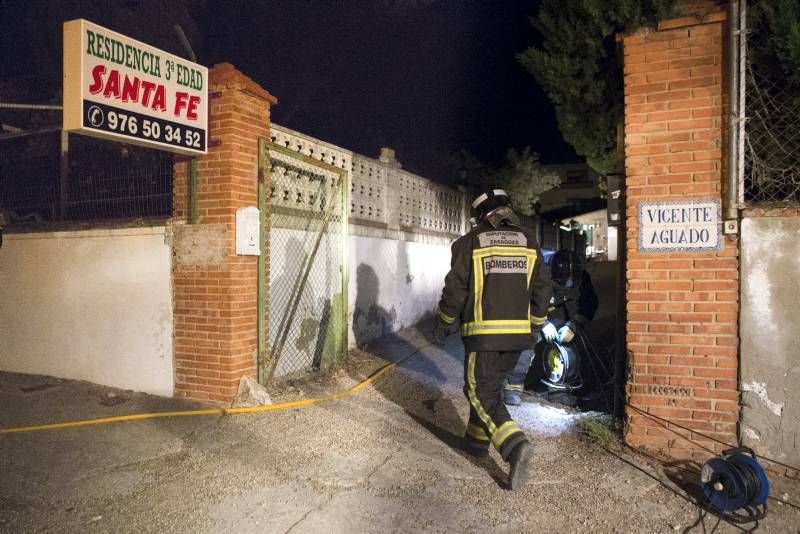 Fotogalería del incendio de la Residencia Santa Fe