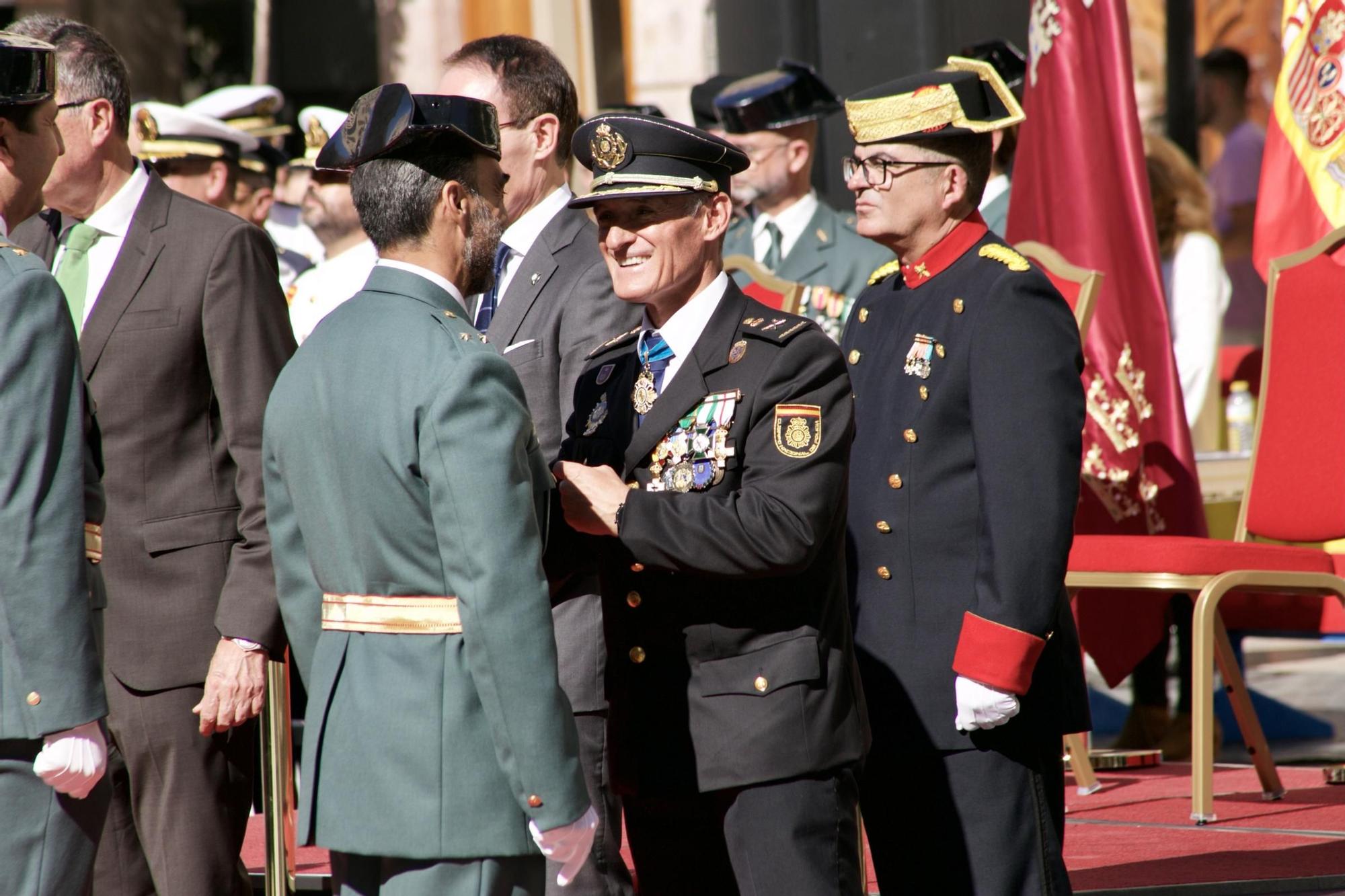 Celebración de la Festividad de la Virgen del Pilar, patrona de la Guardia Civil, en Murcia